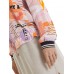 Marccain Sports - TS 5501W23 Losse bloes lila oranje wit print